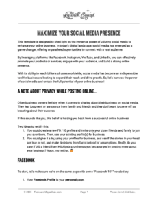 Maximize Your Social Media Presence ()